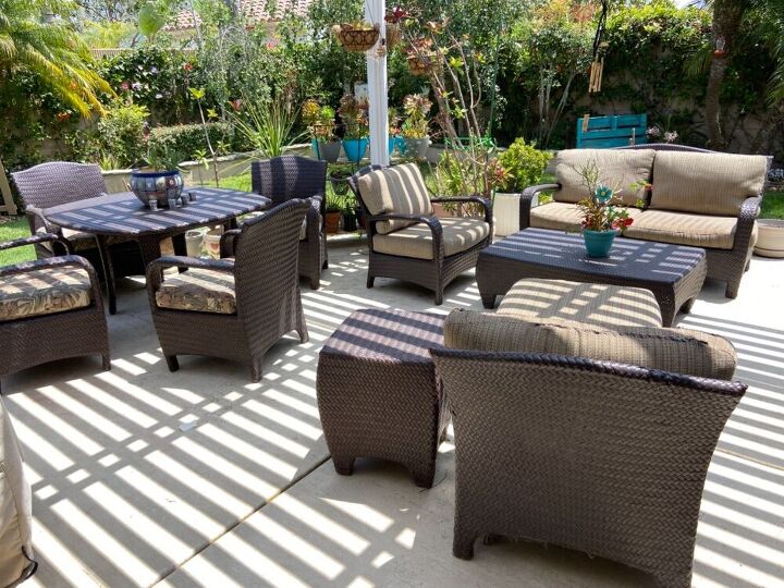 quick fix for torn patio furniture cushions