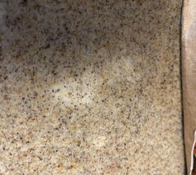 white mark after scrubbing corian counter