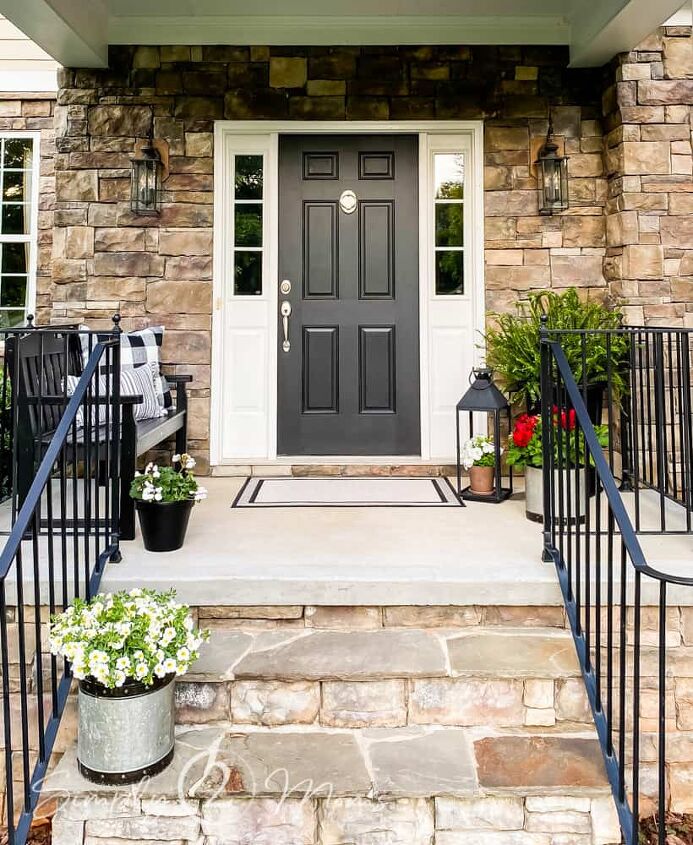 my front door makeover simple and affordable ideas