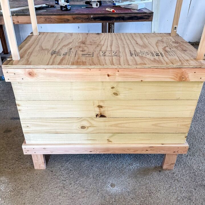 diy flower cart easy build tutorial cut list