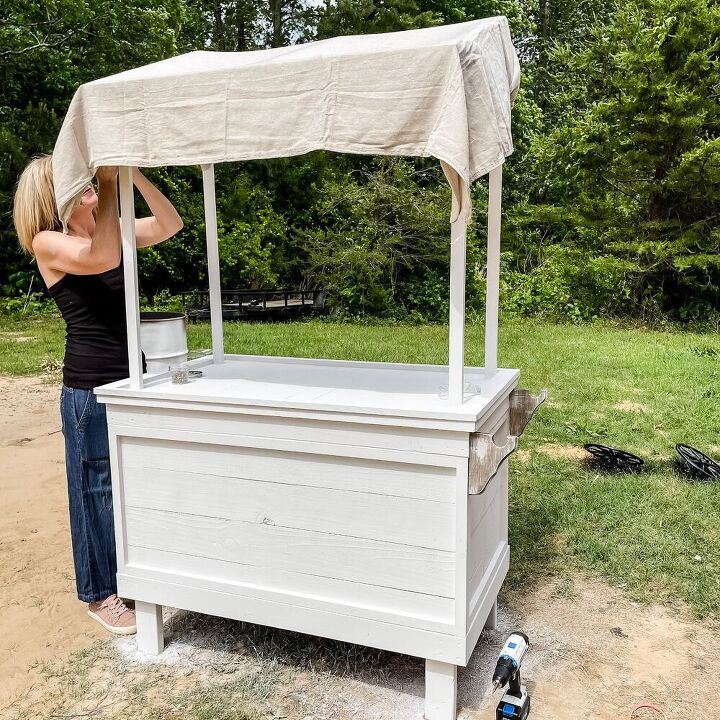 diy flower cart easy build tutorial cut list