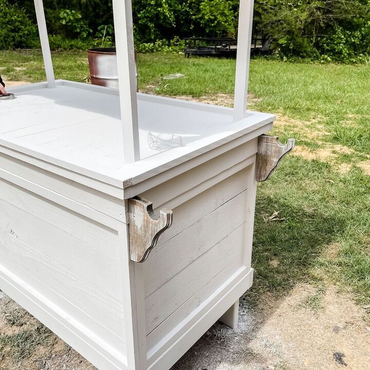 diy flower cart easy build tutorial cut list