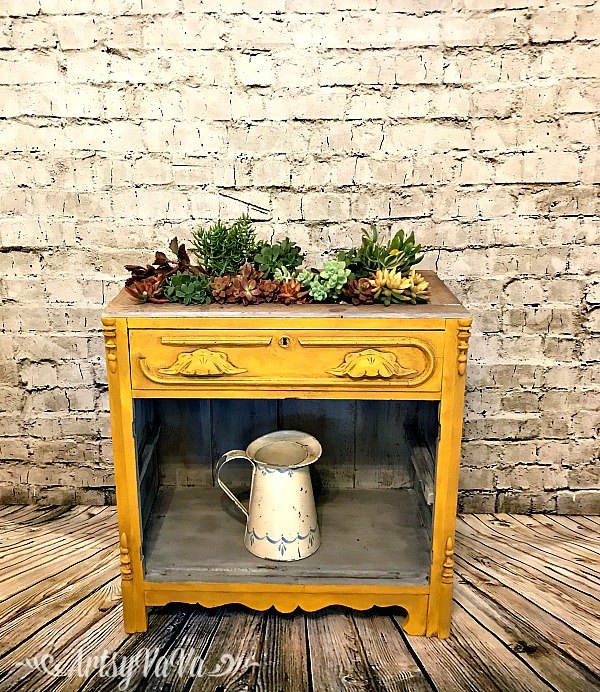 s 15 clever ways you never thought to use your old furniture, Repurpose an antique table as a planter