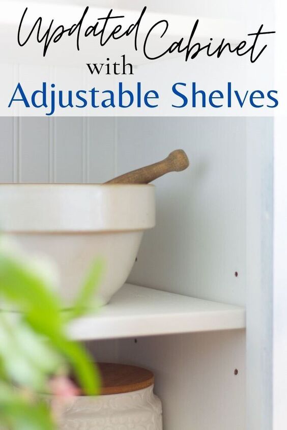 how to update cabinets with adjustable shelves