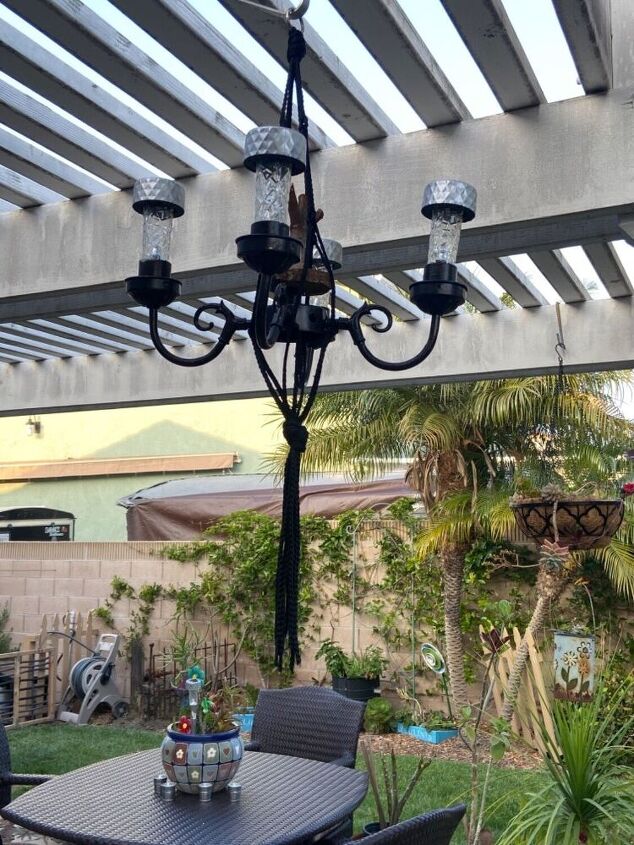 rompido kit de luz del ventilador de techo a la araa solar, Actualizaci n pintado con bronce frotado con aceite