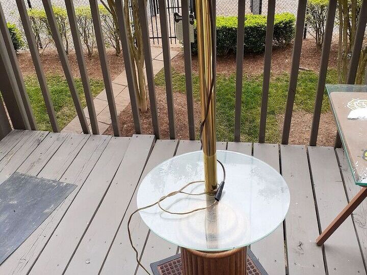 q how to rewire and restore floor lamp table