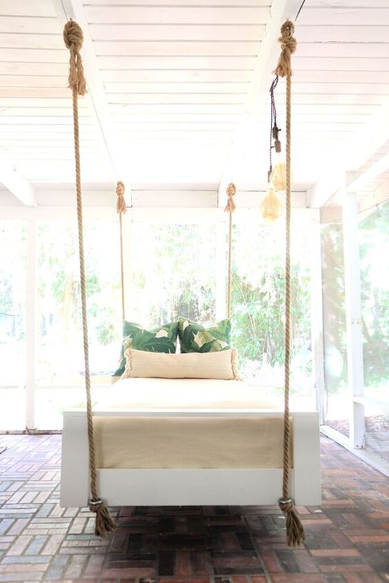 swinging bed for your porch