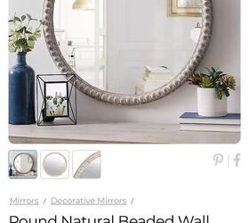 wood beaded mirror diy, Here are the wood beaded mirrors from Kirklands