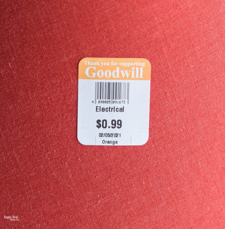 how to upcycle a thrift store lampshade