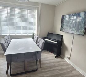 The simple way she brightened her dull dining room on a $25 budget