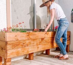 s 12 stunning new ways to show off your flowers this year, Build a beautiful custom planter box