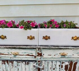 s 12 stunning new ways to show off your flowers this year, Repurpose old drawers as stunning planters