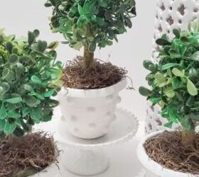diy faux boxwood topiaries mcgee co inspired