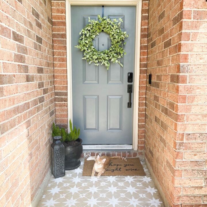 front porch refresh with paint