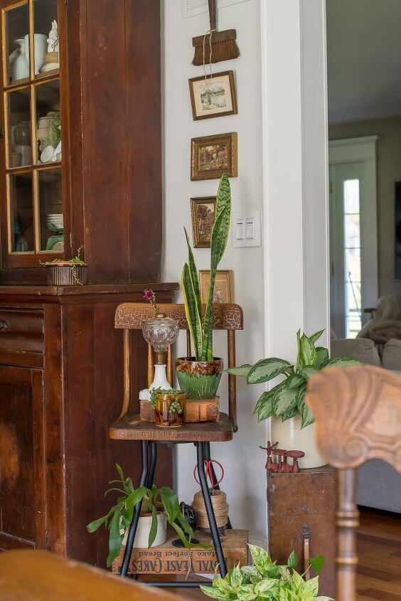 diy plant stands from vintage stools thrifty style team