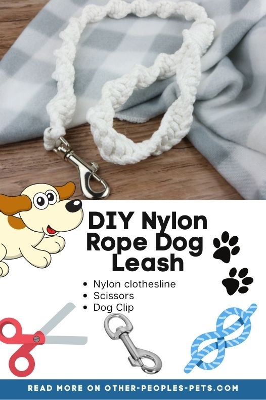 hacer una correa de nylon para perros