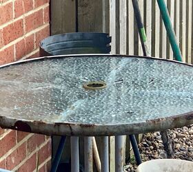Can I still save a rusty bistro table?