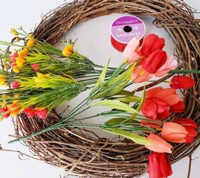 This is such a simple idea, but it looks totally designer on her door