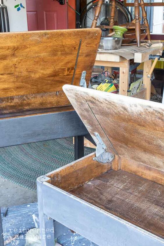 how to refurbish a heywood wakefield desk