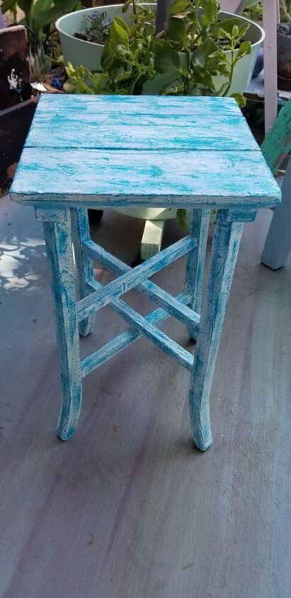 updating a little antique table