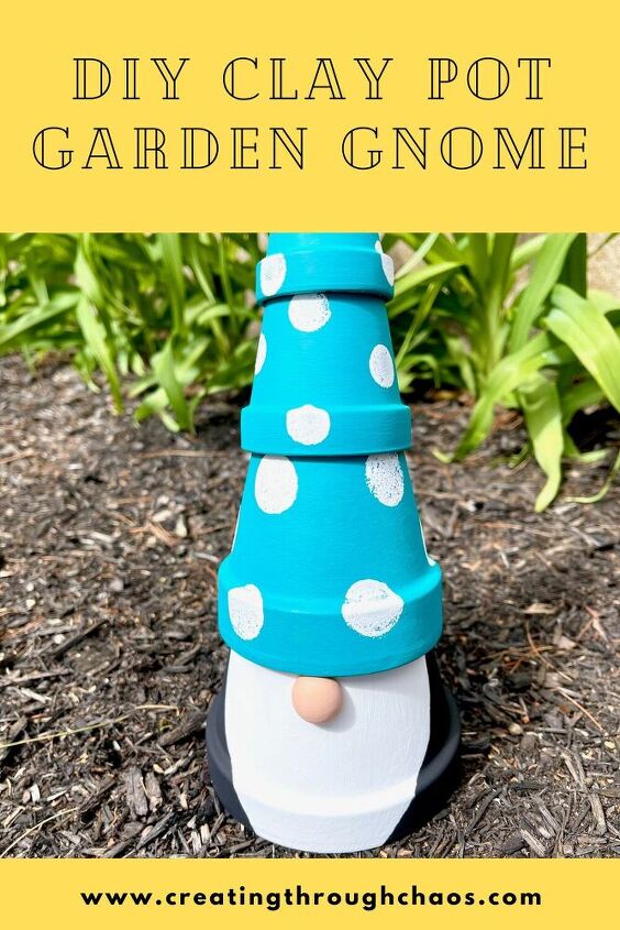 clay pot gnome garden