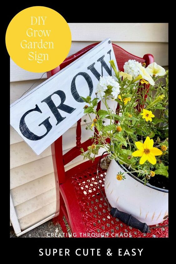 diy grow garden sign