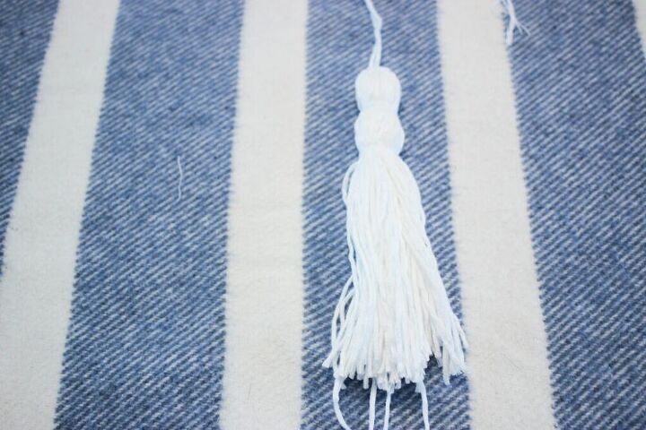 how to make tassels for a blanket