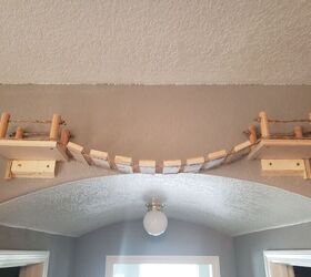 Easy Scrap Wood Wall Mounted Cat Playground