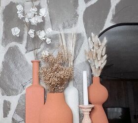 s 18 must try decor ideas that cost less than 20 to diy, These Boho faux terracotta vases