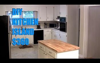 DIY Kitchen Island With Butcher Block and Beadboard