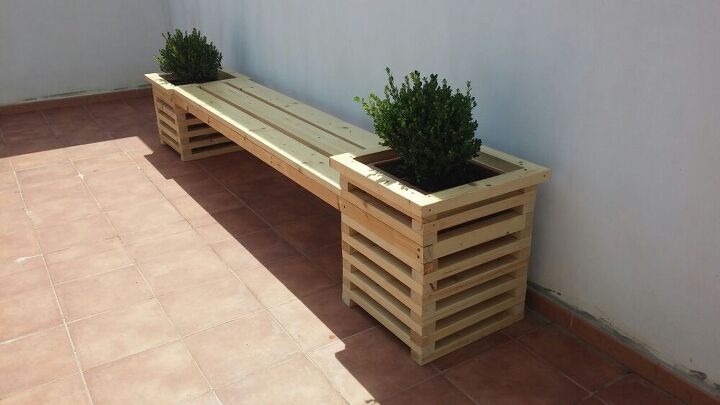 s 14 beautiful benches that ll make your summer more enjoyable, This simple planter bench