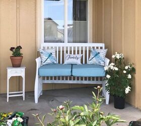 s 14 beautiful benches that ll make your summer more enjoyable, An upcycled crib bench