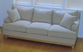 Has anyone removed a wood base from sofa and attached legs?