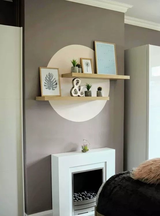 s instantly upgrade your living space with these 20 amazing ideas, A stylish wall circle feature