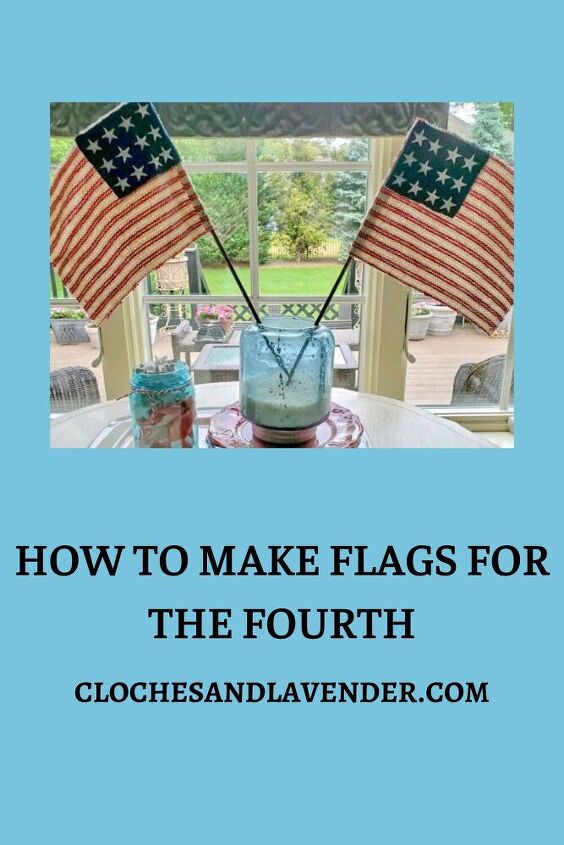 como fazer bandeiras para o dia 4