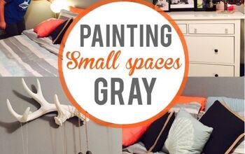  Pinte o quarto principal pequeno cinza