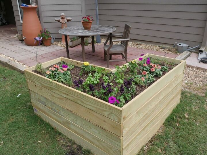 cmo construir una jardinera profunda para flores y hierbas