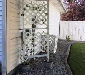 build a privacy screen for your utility boxes