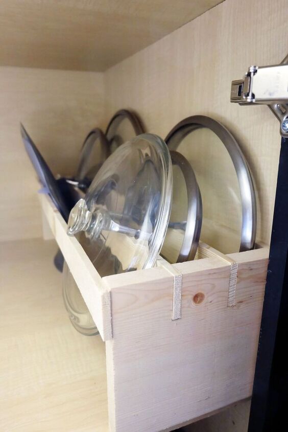 15 minute diy pot lid storage rack