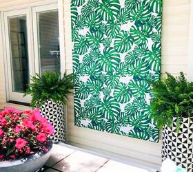From Table to Wall – How to Create Easy Tablecloth Wall Art