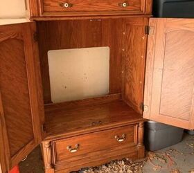 tv wooden cabinet makeover