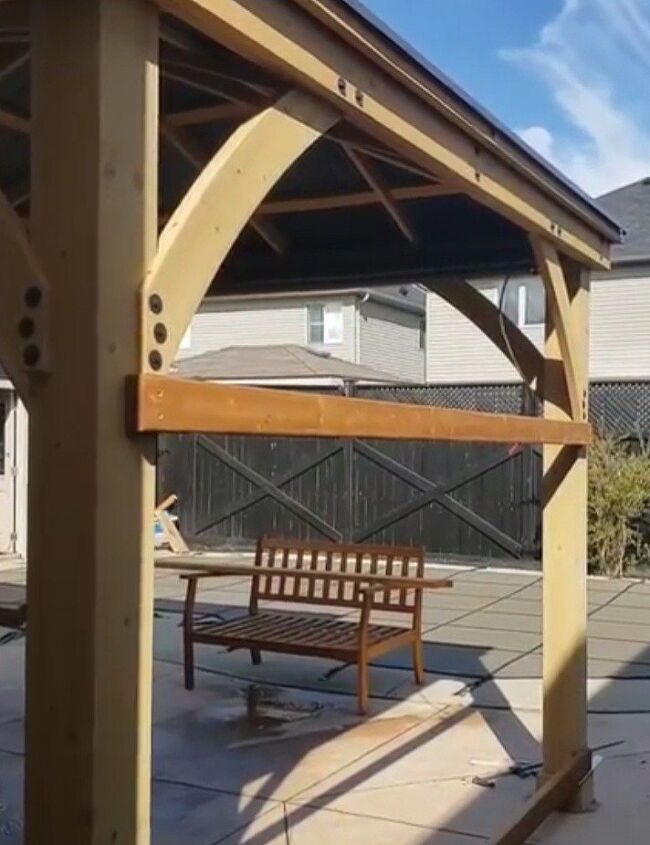 give your gazebo a custom look, Middle frame