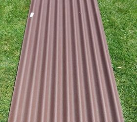 Making a Raised Garden From a Roofing Panel