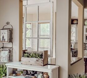 How To Hang An Old Window From The Ceiling