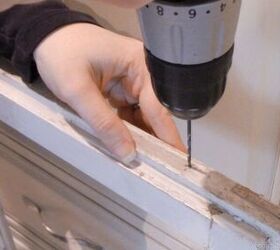 how to hang an old window from the ceiling