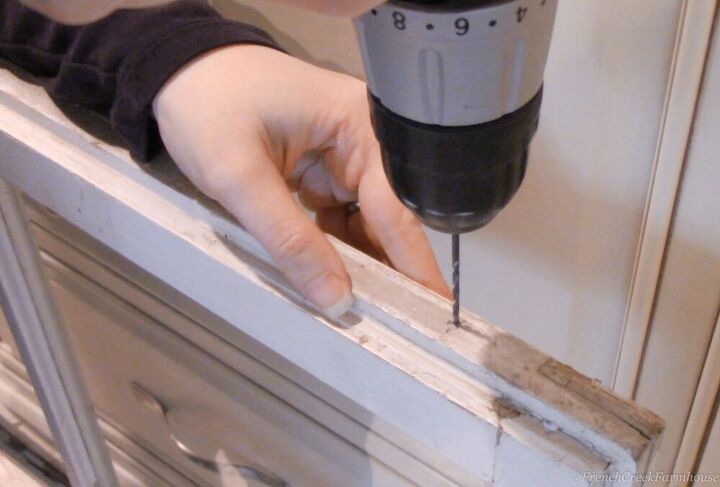 how to hang an old window from the ceiling