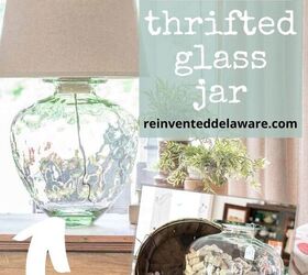 how to upcycle a glass jar easy lamp project
