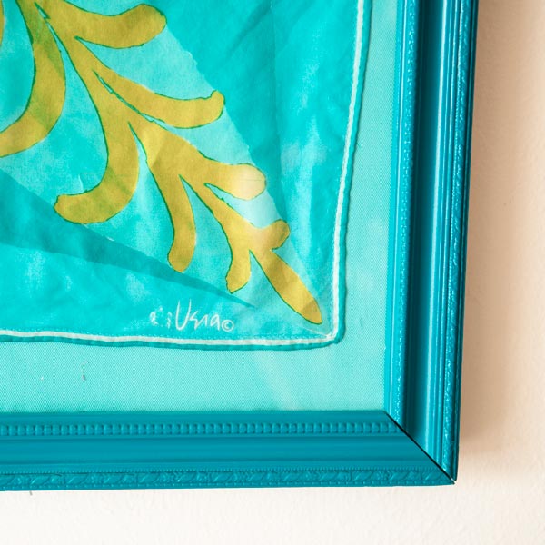 framing a scarf a cheap easy diy with big impact