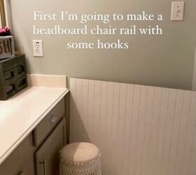 simple bathroom beadboard