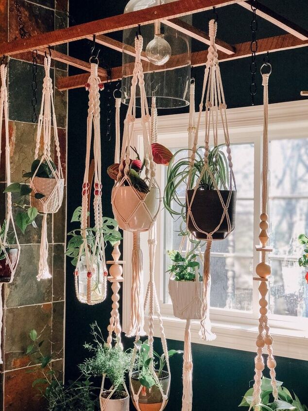 How to Make a Hanging Plant Ladder in a Few Simple Steps | Hometalk